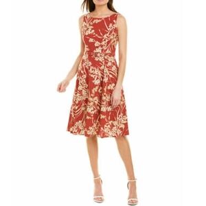 NWT London Times A-line Dress with Belt sz 6